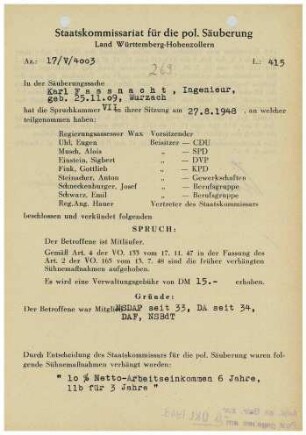 Fassnacht, Karl