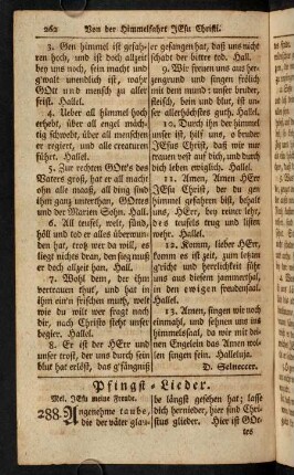 262-278, Pfingstlieder