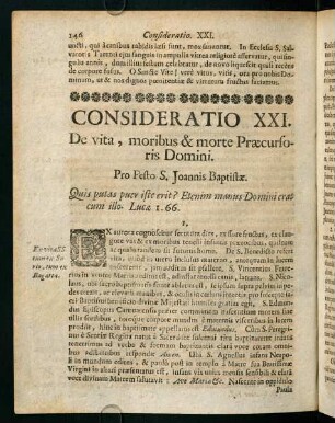 146-155, Consideratio XXI.