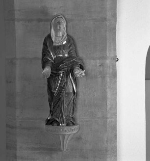 Zwei Figuren einer Kreuzigungsgruppe — Heilige Maria von einer Kreuzigungsgruppe