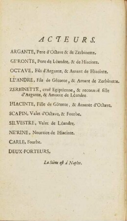 Acteurs.