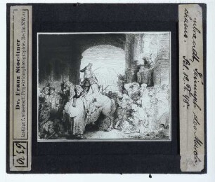 Rembrandt, Triumph des Mordechai (Druck B040) (Expl. Washington NGA 1943.3.7106)