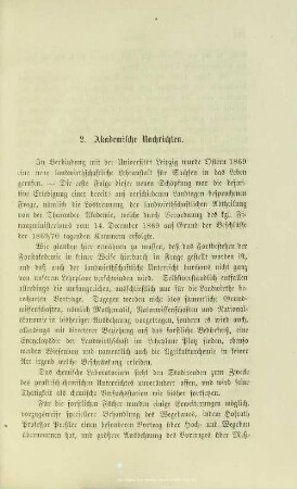 III.2. Akademische Nachrichten