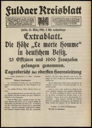 Ausgabe vom Mittwoch, den 15. März 1916.