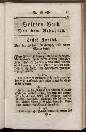 Drittes Buch. Von dem Gebähren.