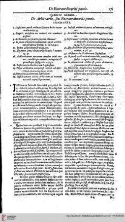 Pars Tertia, Quaestio 133 - 134 De Extraordinariis Poenis ...
