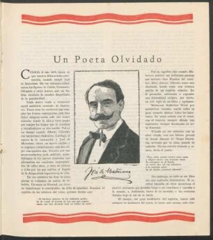 Un poeta olvidado : Retrato por Martínez Labat