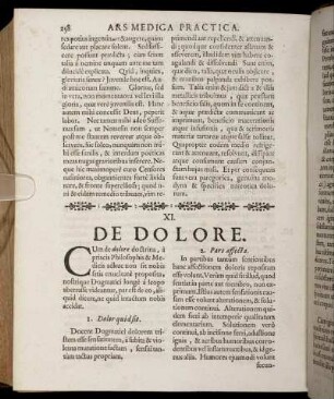 XI. De Dolore.