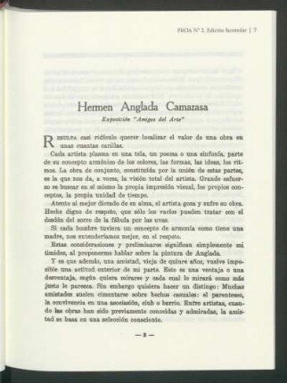 Hermen Anglada Camarasa : Exposición "Amigos del Arte"