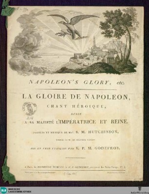 La gloire de Napoleon : chant héroique