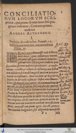 Centuria prima