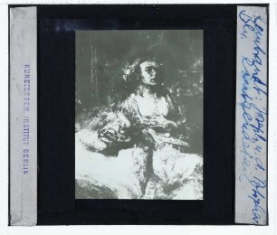 Rembrandt, Joseph wird von Potiphars Frau angeklagt (Berlin GG 828H) : Ausschnitt