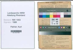 Entnazifizierung Kurt Palmer , geb. 19.02.1909 (Kaufm.Angestellter)