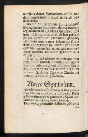 Narra Symbolum.