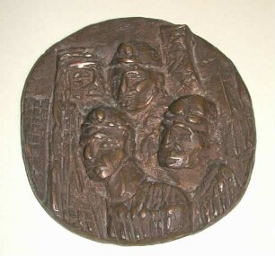 Bronzerelief, ohne Titel