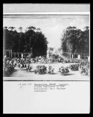 Einzug Napoleons in die Tuillerien