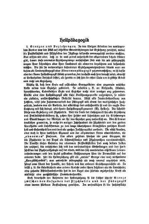 Heilpädagogik