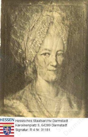 Kekulé, Elisabeth Caroline geb. Becker (1731-1812) / Porträt, Brustbild, vorblickend