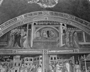 Fresken der Cappella Migliorati — Szenen der Vita des Matthäus — Berufung des Matthäus