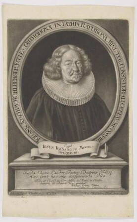 Bildnis des Iohann Joachimus Mühlberger