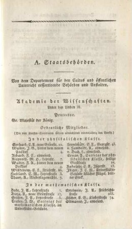 A. Staatsbehörden