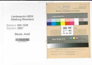 Entnazifizierung Josef Beuse , geb. 10.03.1897 (Bahnbeamter)