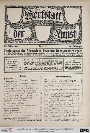 Heft 26 (28. März 1910)