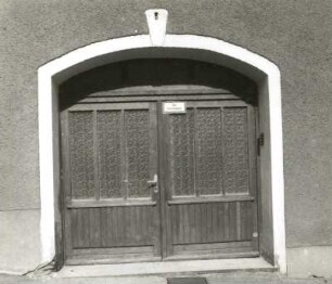Marienberg, Töpferstraße 21. Wohnhaus. Hauseingang