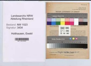 Entnazifizierung Ewald Holthausen , geb. 25.12.1911 (Zollbetriebsass.)