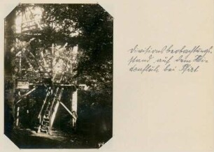 Foto des Divisionsbeobachtungsstandes auf dem Heidenfluh bei Pfirt (Ferrette)