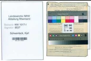 Entnazifizierung Karl Schwenteck , geb. 01.07.1909 (Kaufmann)