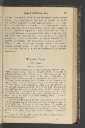 Missionsrundschau