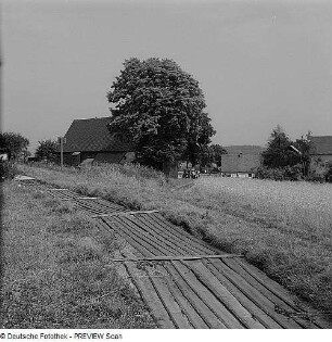 Freiberger Revier: Kunstgraben - Silbergraben - bei Großhartmannsdorf, Ortsausgang Richtung Freiberg (16. Jh)