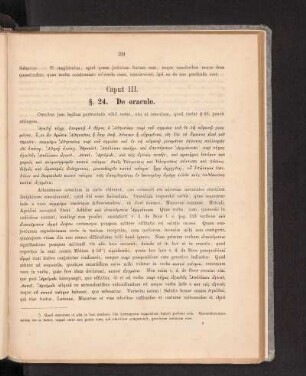 Caput III. § 24. De oraculo.