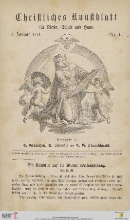 Nr. 1 (1. Januar 1874)