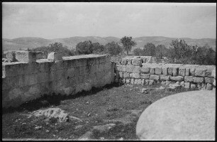 Samaria [Sebastie], isr. Und röm. Mauer