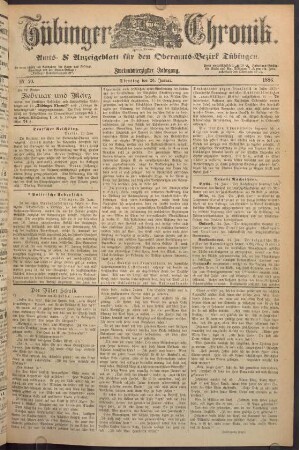 26. Januar (Nro. 20) - 31. Januar (Nro. 25)