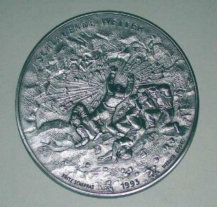 Medaille "Der Schichtmeister" aus der Reihe "Geschichte des Bergbaus"