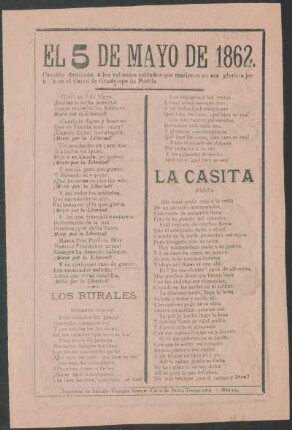 Los rurales : Moderna canción.