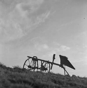 Pflug auf dem Feld