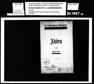 Dohm, Wilhelm (*08.04.1897 in Köln); Schauspieler; ausgesch.: 1925