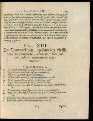 Cap. XIII. De Contractibus, quibus lex civilis non adsistit simpliciter, verumtamen fieri illos non prohibet, an confirmentur iuramento?