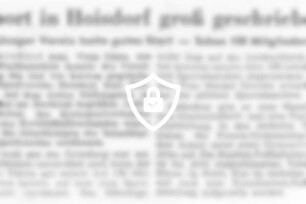Sport in Hoisdorf groß geschrieben