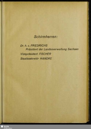 Schirmherren