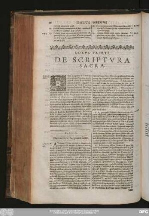 Caput I. De [...] Scripturae sacrae.