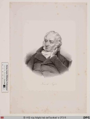 Bildnis (Johann) Heinrich Fuessli, gen. "der jüngste"