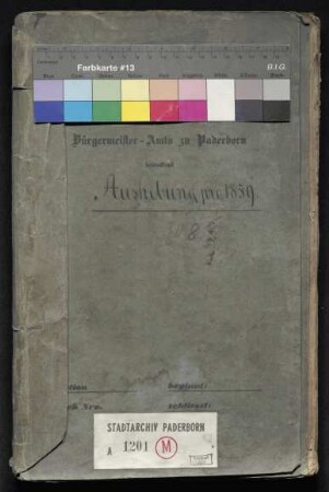 Aushebungen 1859
