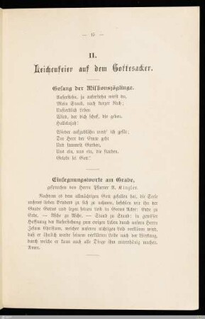 Leichenfeier