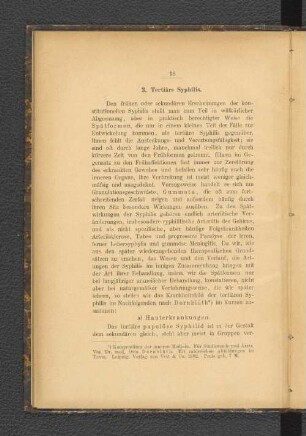 3. Tertiäre Syphilis.