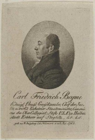 Bildnis des Karl Friedrich von Beyme